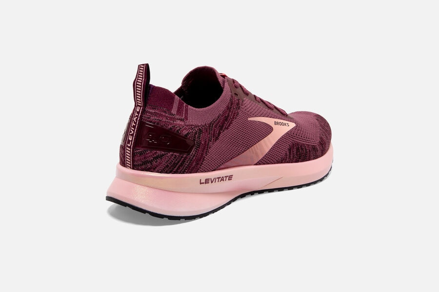 Brooks Levitate 4 Road Löparskor Dam - Rosa - 3810-KASDP